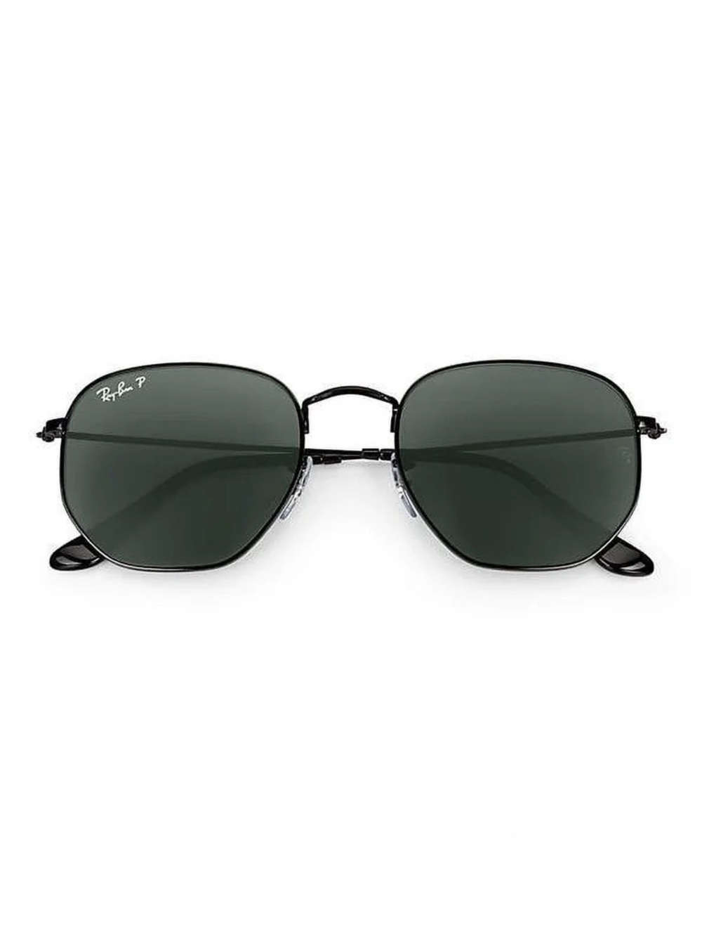 Ray-Ban Black Metal Polarized Sunglasses